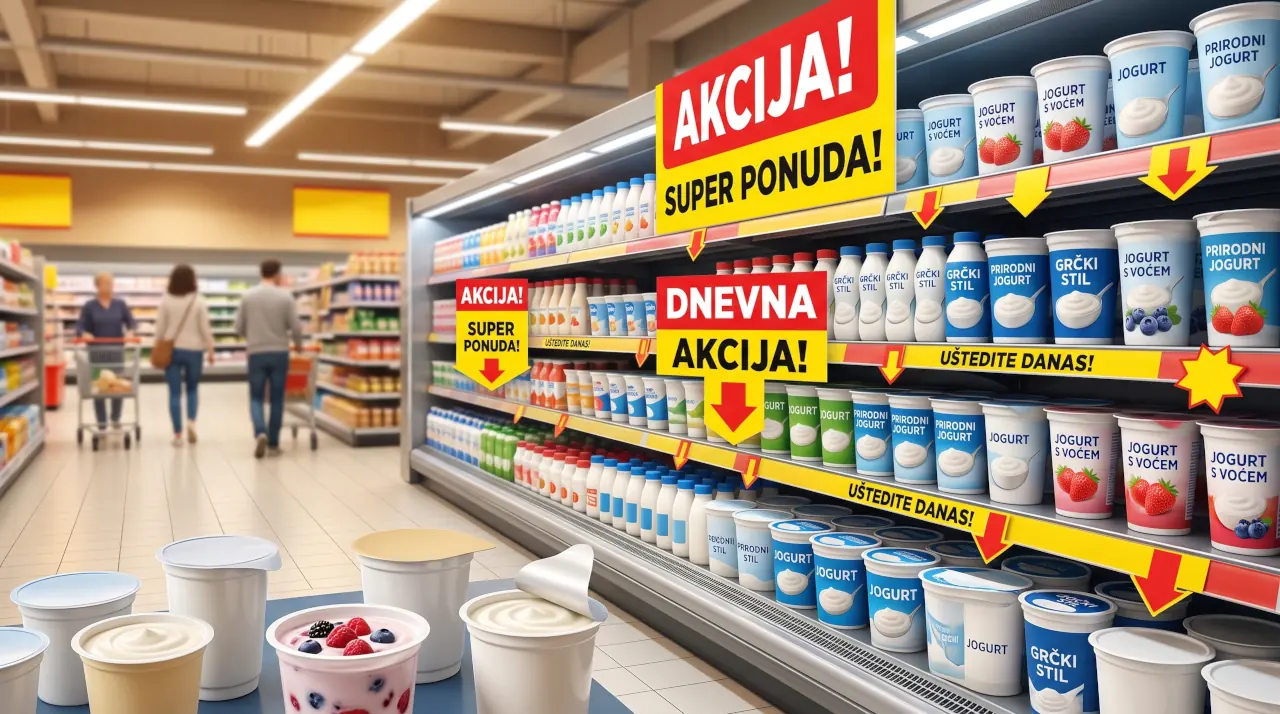 Najjeftiniji Jogurt na akciji u BiH marketima