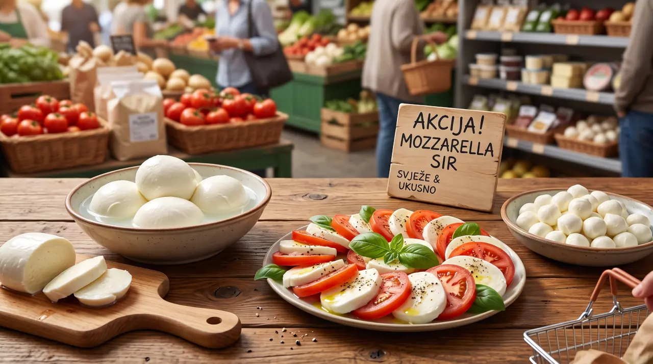 Najjeftiniji Mozzarella sir na akciji u BiH