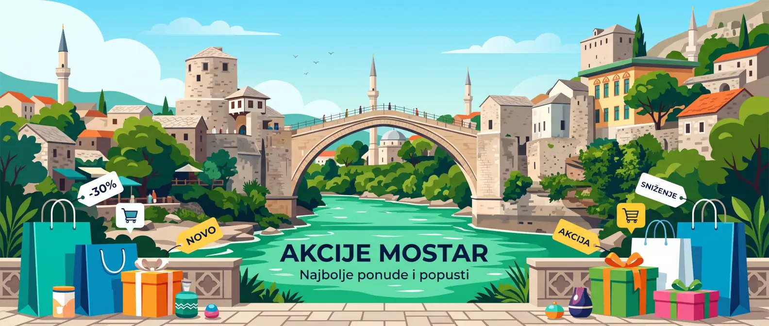 Akcije Mostar - Svi katalozi na jednom mjestu Akcije Mostar - Svi aktuelni katalozi, popusti i sniženja u mostarskim marketima